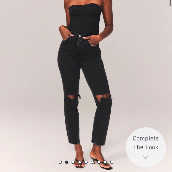 Abercrombie Curve Love 90s High Rise Jeans - Picture 1 of 5